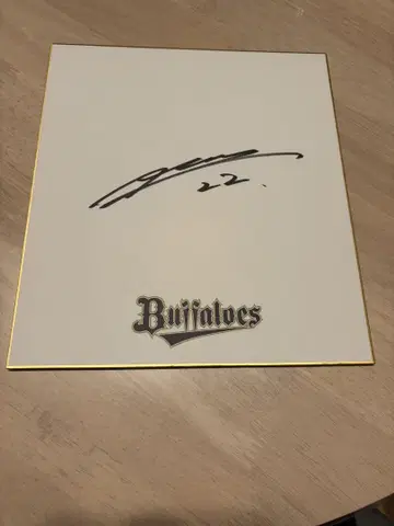 오릭스 버팔로스 쿠리 아렌 친필 사인 색지