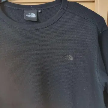 THE NORTH FACE 블랙 긴팔 티셔츠 S
