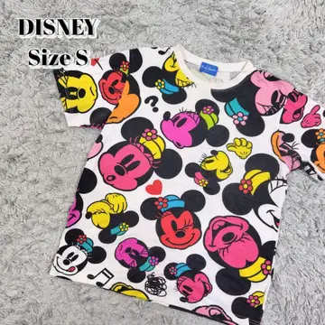 DISNEY 반팔 티셔츠 미니 컷소