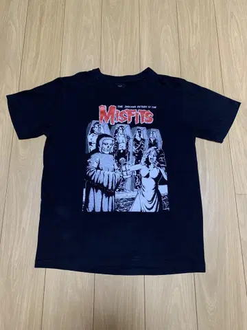 새상품급 Misfits 그래픽 티셔츠 블랙 L
