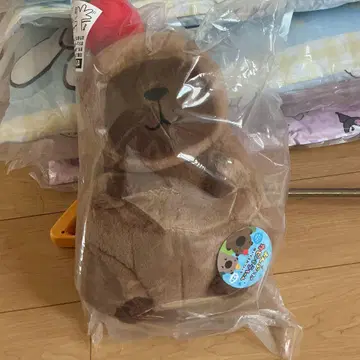 비버 봉제 인형 모두의 동물원 업고 가자 카피바라