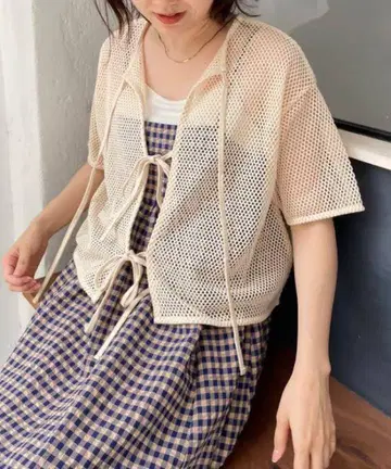 로리즈팜 가디건 메쉬