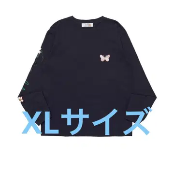 buddix 버터플라이 로고 EMB LS 티 XL 사이즈