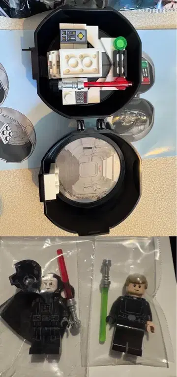 다스 베이더 포드 한정판 + 루크 결전 레고 스타워즈 정품
