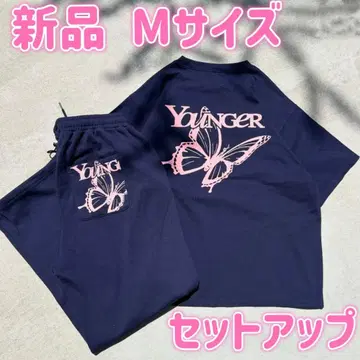 버터플라이 ss 팩 세트업 younger song 네이비 M