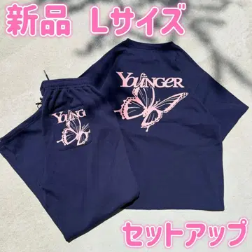 버터플라이 ss 팩 세트 업 younger song 네이비 L