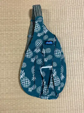 KAVU 파인애플 패턴 슬링 백