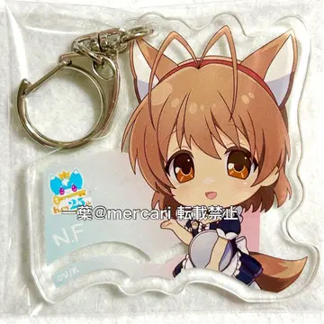 CLANNAD 후루카와 나기사 콜라보 카페 한정판 아크릴 키링 클라나드