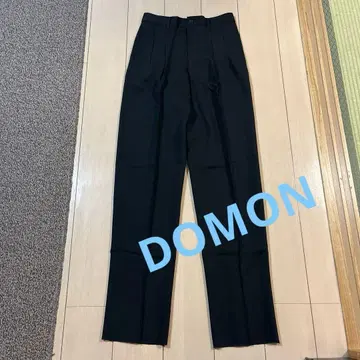 DOMON 도몬 슬랙스 M 검정 블랙 미사용 모 100%