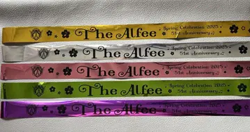 THE ALFEE 2025 봄 투어 특효 테이프 5권