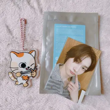 boynextdoor 펑크드 손호 라키도 키링 홀더 혜택 트레이딩 카드