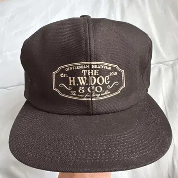 H.W.DOC & CO. 트래커 캡 블랙