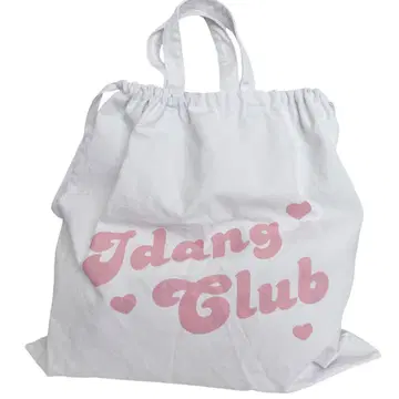 idang club 아이당 클럽 토트백 캔버스 화이트 심플