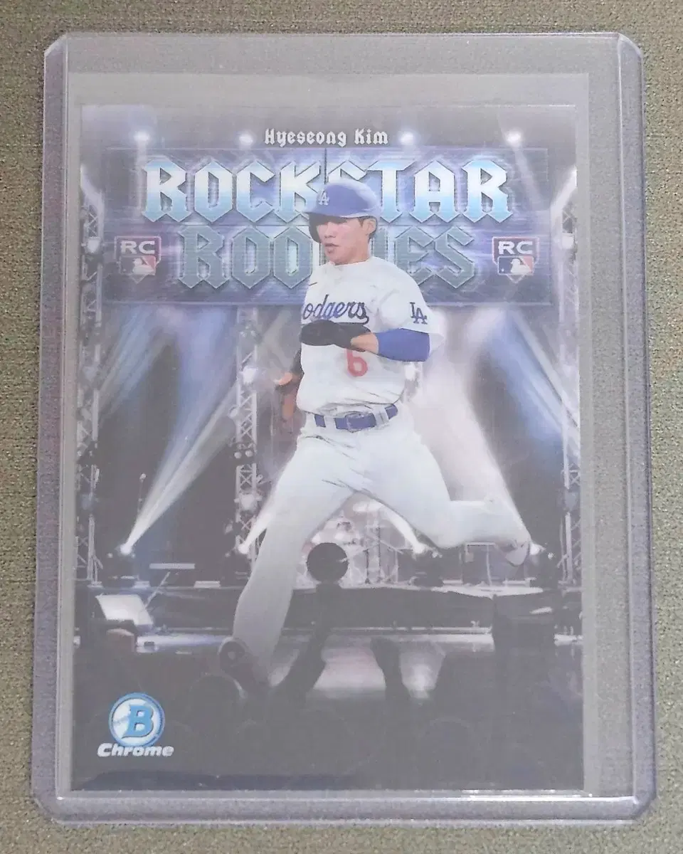 MLB 김혜성 바우면 크롬 루키카드