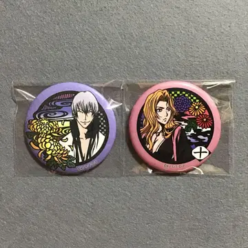 BLEACH 이치마루 긴 마츠모토 란기쿠 와시 캔뱃지 세트