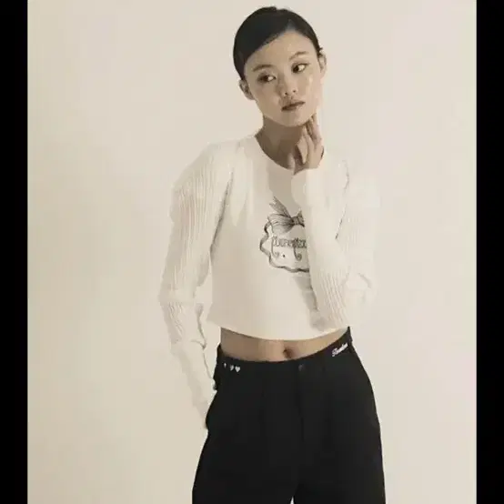 韓国商品/THREE TIMES Jewel string bootcut pants 韓国商品/THREE TIMES Jewel string bootcut pants (threetimes