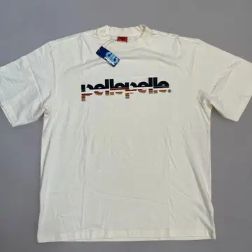 미사용 새상품 pellepelle XL 티셔츠 플로키 프린트
