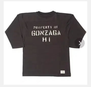Lot 4063 7분 소매 풋볼 T GONZAGA HI 사이즈:40