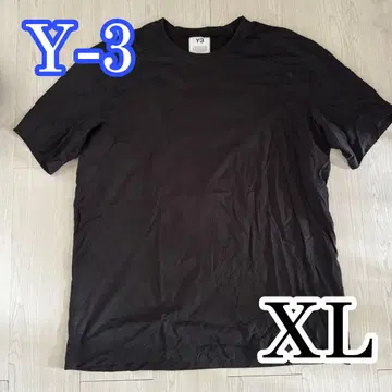 Y-3 Y-3 쓰리 백 로고 티셔츠 블랙 XL