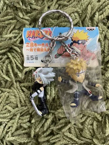 NARUTO 나루토 2줄 키링 ~나선형 마루 편~ 카카시 미나토