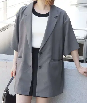 즉시 구매 OK tiptop 린넨 같은 반팔 테일러드 자켓