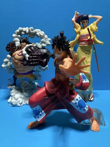 원피스 ONE PIECE 제일복권 루피의 바다 사황 격투 오기쿠 피규어