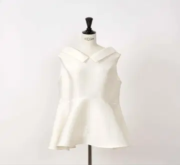 헤브 heve two charm blouse 바닐라 블라우스