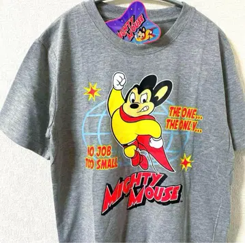 Mighty Mouse 마이티 마우스 티셔츠 M 그레이