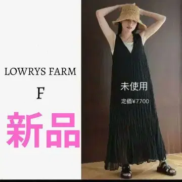 시착만 한 상품 로리즈팜 슬리브리스 원피스 블랙
