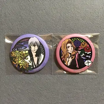 BLEACH 이치마루 긴 마츠모토 란기쿠 와시 캔뱃지 세트