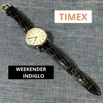 TIMEX 타이맥스 위켄더 INDIGLO 벨트 교환 새상품급