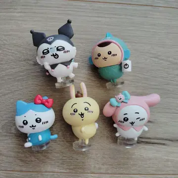 치이카와 산리오 변신 피규어 5종 세트