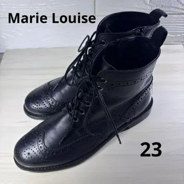 Marie Louise 숏부츠 23 윙팁 사이드 지퍼