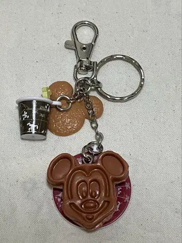 디즈니랜드 파크 후드 키체인