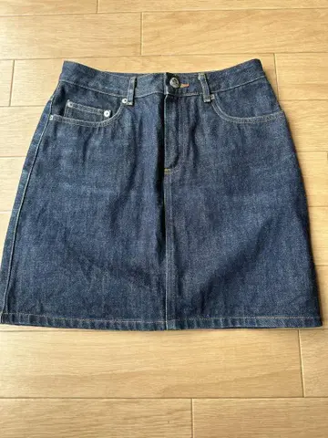 아페쎄 데님 스탠다드 스커트 34 미니