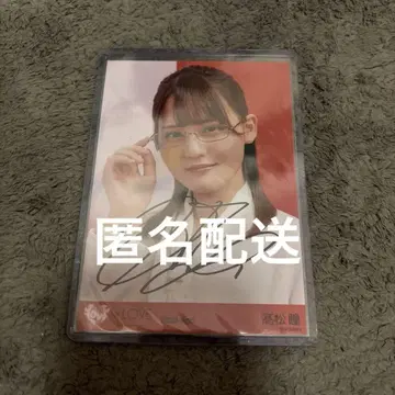 이코러브 타카마츠 히토미 junkies 자필 요리 브로마이드 흠집