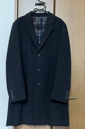 TAKEO KIKUCHI Bellandi 캐시미어 혼방 울 체스터 코트
