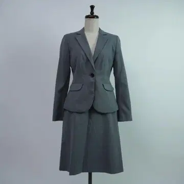 ANCHOR WOMAN 셋업 스커트 수트 그레이 사이즈 9*PC99