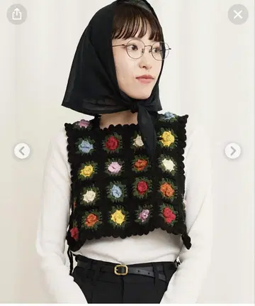 figlondon 피그 런던 knit gardener 꽃 크로셰 베스트
