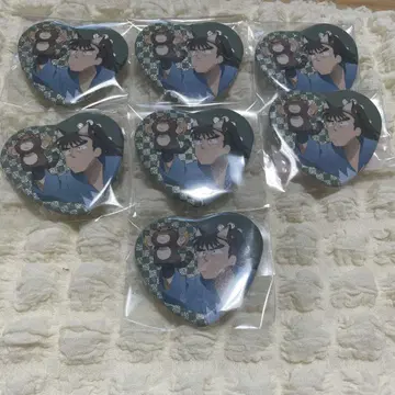 닌자 타마 란타로 난자 하트 캔뱃지 나카자이 쵸지 7종 세트