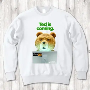 Ted pornhub movie 랩 T 화이트 맨투맨 XL