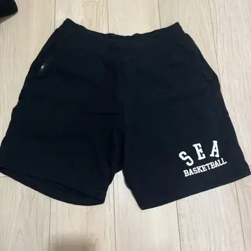 WIND AND SEA 블랙 숏 팬츠 M 사이즈