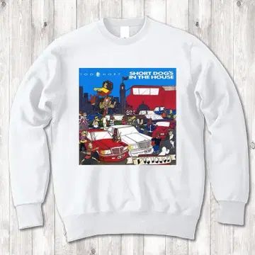 Too short jacket 랩 T 화이트 맨투맨 XL
