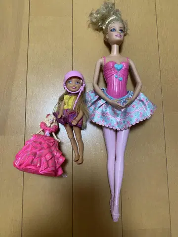 바비 피규어 3개 세트 barbie 새상품급 발레리나 해외 빈티지
