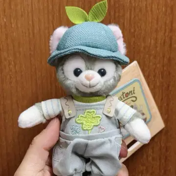 상하이 디즈니 내추럴 컬러 젤라토니 봉제 인형 키체인