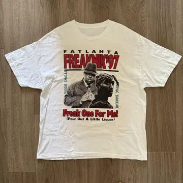 2PAC BIGGIE / FREAKNIK '97 반팔 티셔츠