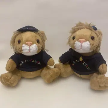 RITZ-CARLTON 라이온 봉제 인형 2종 세트