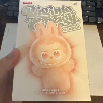 POP MART Big into Energy 봉제 인형 1상자