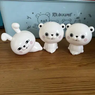 요시 스탬프 캡슐 캐릭터 토끼 곰 세트