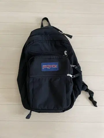 JANSPORT 블랙 백팩 빅 스튜던트